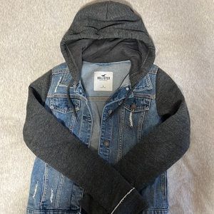 Hollister Jean Jacket Hoodie, S